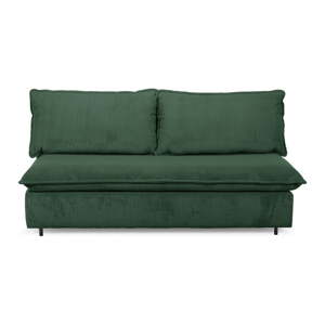 Zelena sklopiva sofa od samta 184 cm Isadora – Bobochic Paris
