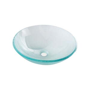 Stakleni okrugao umivaonik ø 42 cm Ice – Sapho