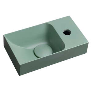 Mentol zeleni betonski umivaonik za WC 31x17 cm Piccolino – Sapho
