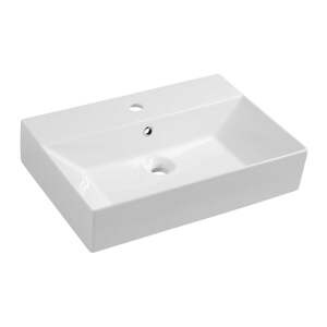 Bijeli keramički umivaonik 60x42 cm Sistema – Sapho