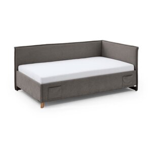Sivi kutni dječji krevet 140x200 cm Fun – Meise Möbel