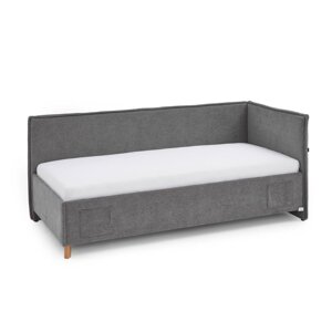 Sivi kutni dječji krevet 90x200 cm Fun – Meise Möbel