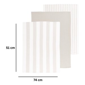 Pamučna kuhinjska krpa 3 kom 51x74 cm Marra – Tiseco Home Studio