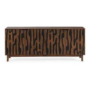 Smeđa komoda 190x80 cm Kantu – Marckeric