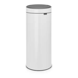 Bijela željezna kanta za smeće na dodir 30 l Touch Bin – Brabantia