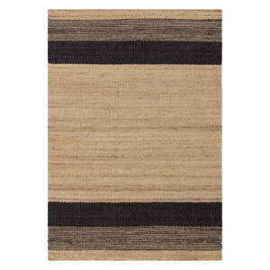 Crni/bež obostrani/ručno rađen juteni tepih 160x230 cm Cedar – Asiatic Carpets