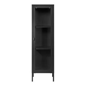 Crna metalna vitrina 40x140 cm Brisbane – House Nordic