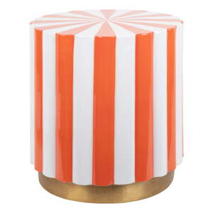 Metalni okrugli pomoćni stol ø 40 cm Candy Swirl – Leitmotiv