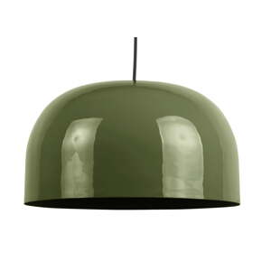 Zelena viseća svjetiljka s metalnim sjenilom ø 40 cm Dome – Leitmotiv