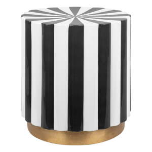 Metalni okrugli pomoćni stol ø 40 cm Candy Swirl – Leitmotiv