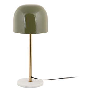 Kaki zelena stolna lampa s metalnim sjenilom (visina 50 cm) Manta – Leitmotiv