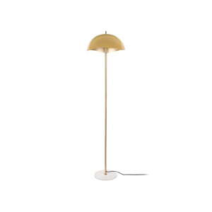 Senf žuta/u zlatnoj boji stojeća svjetiljka s metalnim sjenilom (visina 154 cm) Waved – Leitmotiv