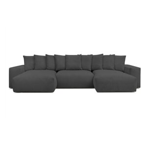 Siva kutna garnitura od samta Voltaire – Bobochic Paris