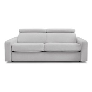 Svijetlo siva sklopiva sofa 215 cm Monaco – Bobochic Paris