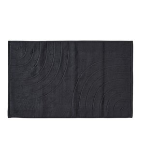 Crna kupaonska prostirka 50x80 cm Time – Zone