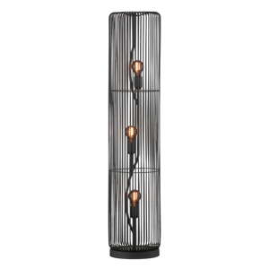 Crna stojeća svjetiljka (visina 113 cm) Cage – Fischer & Honsel