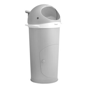 Svijetlo siva plastična kanta za smeće za pelene 25 l Whale – Kindsgut