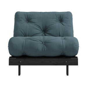 Petrolej zelena fotelja Roots Black Night – Karup Design