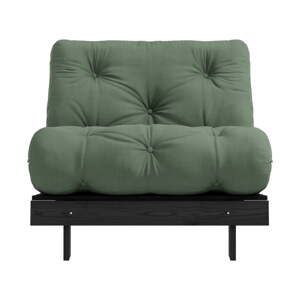 Zelena fotelja Roots Black Night – Karup Design