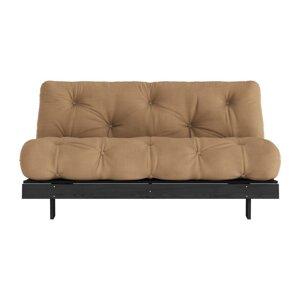 Smeđa sklopiva sofa 160 cm Roots Black Night – Karup Design