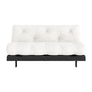 Krem sklopiva sofa 160 cm Roots Black Night – Karup Design
