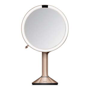 Kozmetičko ogledalo s osvjetljenjem/povećavajuće (5x) ø 20 cm Sensor Trio – simplehuman
