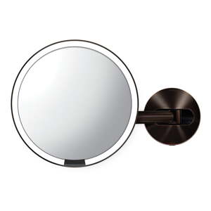 Zidno/kozmetičko ogledalo s osvjetljenjem/povećavajuće (5x) ø 20 cm Sensor – simplehuman