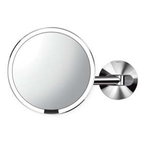 Zidno/kozmetičko ogledalo s osvjetljenjem/povećavajuće (5x) ø 20 cm Sensor – simplehuman