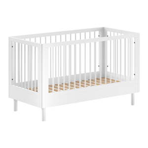 Bijeli dječji krevet od masivne bukve 70x140 cm Forrest – Vipack