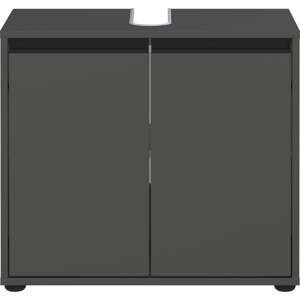 Antracitno sivi ormarić za ispod umivaonika 63x55 cm Lemont – Germania