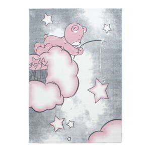 Ružičasti/sivi dječji tepih 140x200 cm Kids – Ayyildiz Carpets