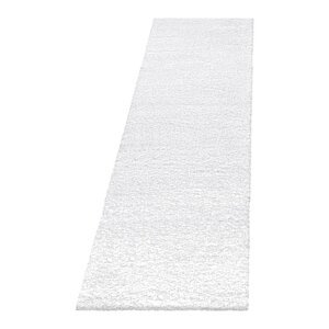 Bijela staza 80x250 cm Fluffy – Ayyildiz Carpets