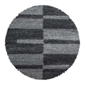 Tamno sivi okrugli tepih ø 80 cm Gala – Ayyildiz Carpets