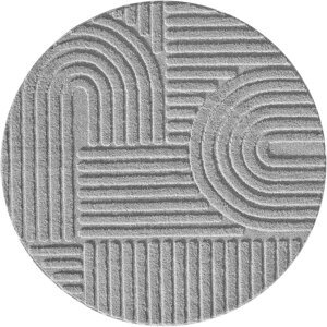 Svijetlo sivi okrugli tepih ø 200 cm Art – Ayyildiz Carpets