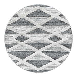 Sivi okrugli tepih ø 120 cm Pisa – Ayyildiz Carpets