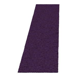 Tamno ljubičasta staza 80x250 cm Fluffy – Ayyildiz Carpets