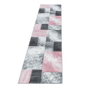 Ružičasta/siva staza 80x300 cm Hawaii – Ayyildiz Carpets