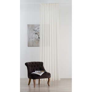 Krem prozirna zavjesa od voila 140x245 cm Sable Crush – Mendola Fabrics