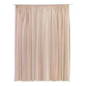 Svjetlo smeđa prozirna zavjesa 140x245 cm Vicenza – Mendola Fabrics