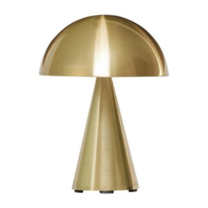 LED stolna lampa s mogućnosti zatamnjivanja u zlatnoj boji (visina 20 cm) Mush – Hübsch
