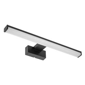 Crna LED zidna lampa Catania – GTV
