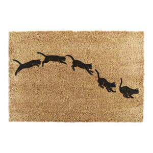 Otirač od kokosovih vlakana 40x60 cm Jumping Cats – Artsy Doormats