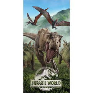 Pamučan dječji ručnik 70x140 cm Jurassic Park – Jerry Fabrics