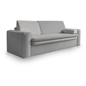 Svijetlo siva sklopiva sofa 237 cm Wilson – Miuform
