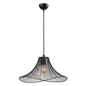 Crna viseća svjetiljka ø 40 cm Wavy – Squid Lighting