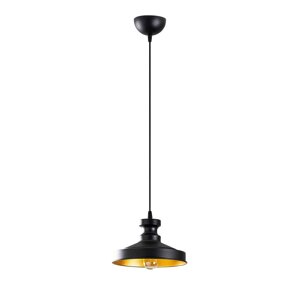 Crna viseća svjetiljka s metalnim sjenilom ø 22 cm Berceste – Opviq lights