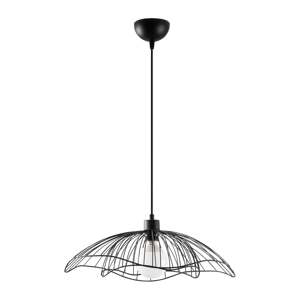 Crna viseća svjetiljka s metalnim sjenilom ø 50 cm Farac – Opviq lights