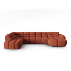 Ciglasta kutna garnitura Lisa – Micadoni Home