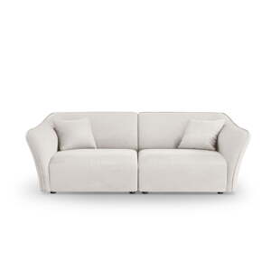 Bijela sofa od bouclé tkanine 206 cm Tokyo – Cosmopolitan Design