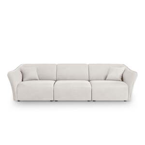 Bijela sofa od bouclé tkanine 292 cm Tokyo – Cosmopolitan Design